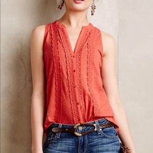 Anthropologie shirt with gorgeous detailing